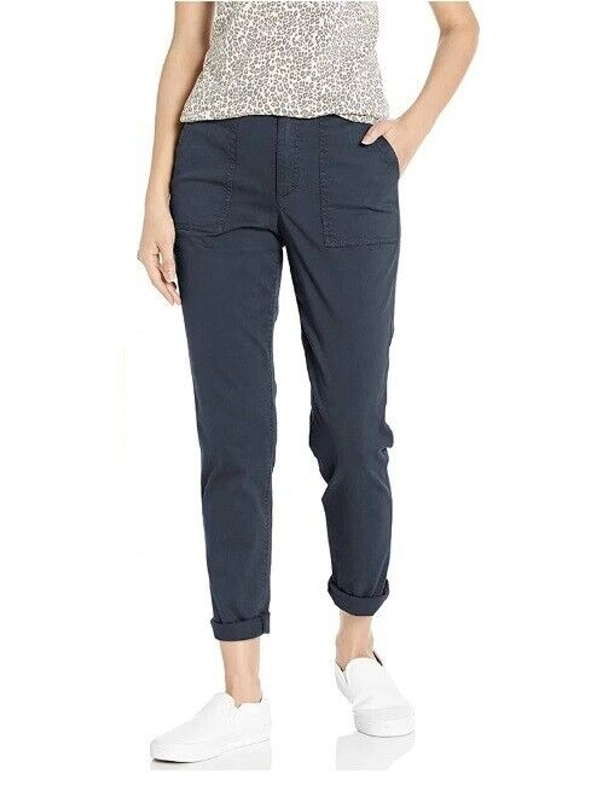 Goodthreads Blue Chino Pants Womens Size 10 Casual Stretch Mid Rise New With Tag