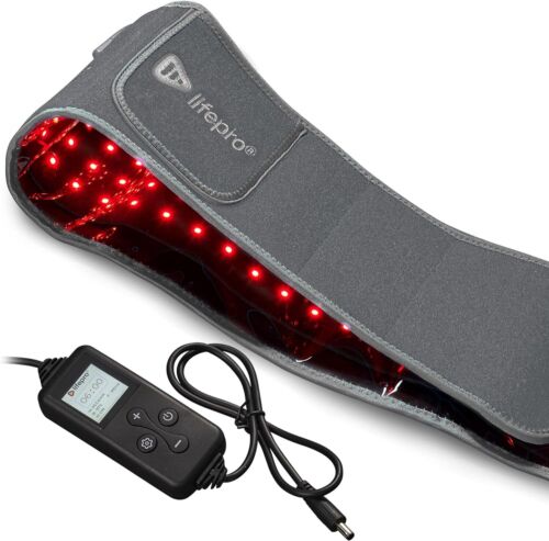 Lifepro AllevaRed Red Light Therapy Cloth Wrap Belt, Black - Picture 11 of 14