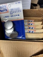 NEW   REYNOLDS 1-1/4" FENCING END PLUGS, #7808 BOX OF 10