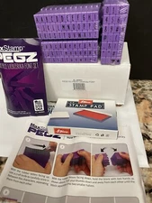 PEGZ MASON ROW MaxStamp Xl-49963 LiebeErika 101pc LIEBEERIKA CLICKABLE STAMP NEW