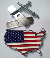 3d Metal American Usa Flag Car Front Grille Hood Fender Emblem Badge Ornament 3d Metal American Usa Flag Car Front Grille Hood Fender Emblem Badge Ornament