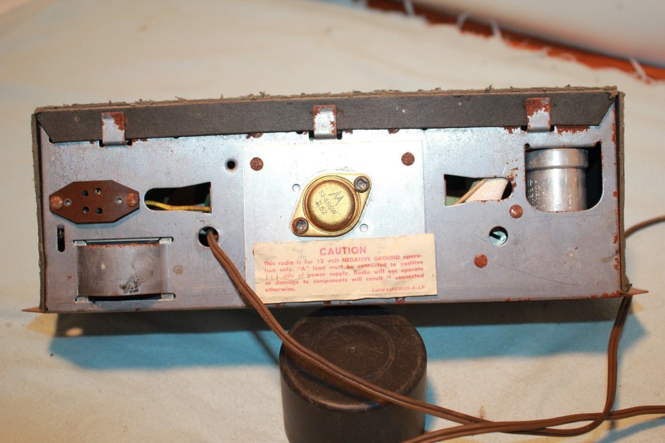 62 Olds Starfire radio amplifier and vibrasonic unit speaker Motorola ...