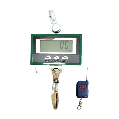 Stainless Steel 500 lb Crane Scale Wireless Display & Printer 300 ft Range