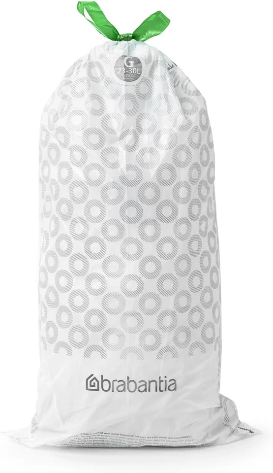 Brabantia Perfectfit Bin Liners (Size G/23-30 Litre) Thick Plastic Trash Bags wi - Image 4 of 4