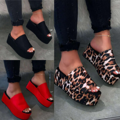 platform leopard print shoes