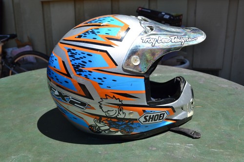 VINTAGE SHOEI VF-X2 MOTOCROSS HELMET Size L TROY LEE DESIGNS - Picture 4 of 7