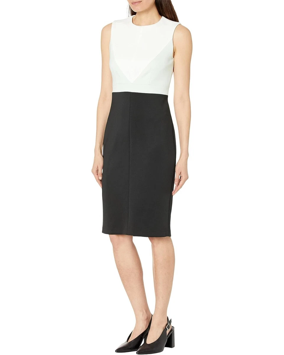 Calvin klein color block dresses cheap