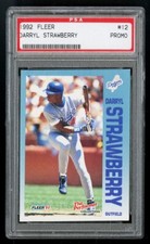 1992 FLEER 7-11 12 DARRYL STRAWBERRY 2000 HAWAII SHOW PSA LABEL PROMO CARD RARE