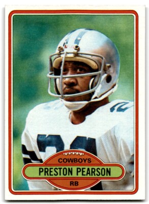 1980 Topps (E) Preston Pearson Dallas Cowboys #95