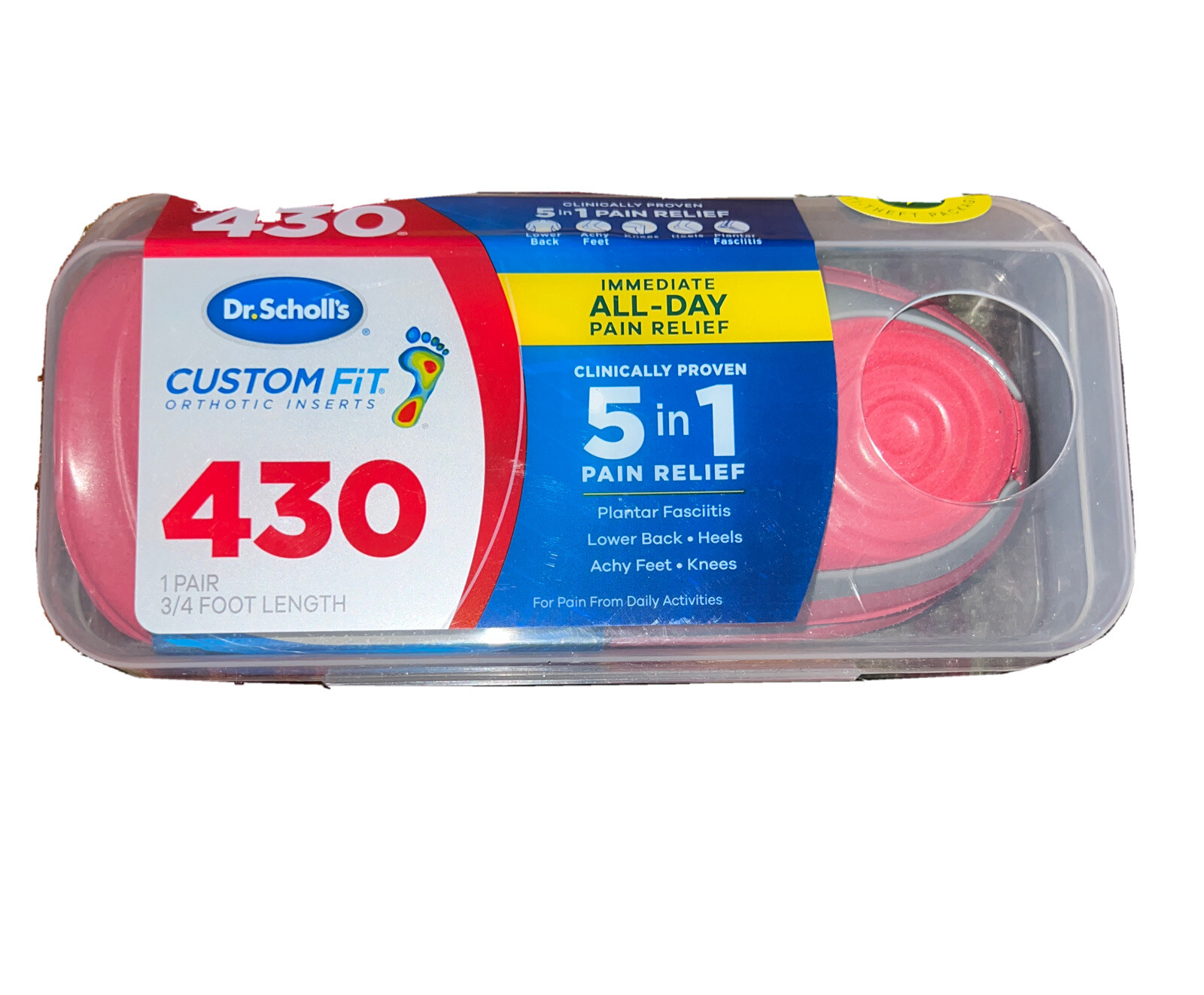 dr scholl's custom fit orthotic inserts cf 430