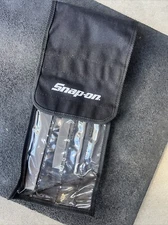 For Snap-on Tools Red 4pc Instinct Handle Soft Grip Mixed File Set SGFMA104 Red