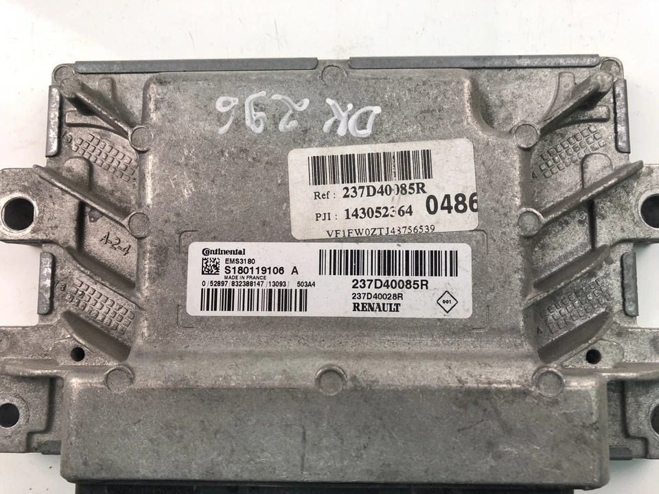 Centralina motore RENAULT KANGOO Express FC0/1 ECU 237D40085R 2006 17643926 - Immagine 2 di 4