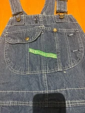 KEY PREMIUM BIB BRACE MENS OVERALLS STONEWASH LARGE SIZE RECEIPT INCLUDED
