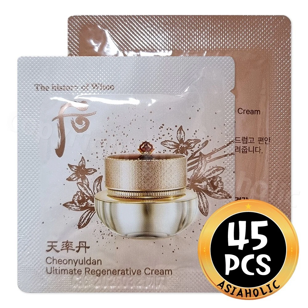 The history of Whoo Cheonyuldan Ultimate Regenerative Cream 1ml x 45pcs Newest
Opens in a new window