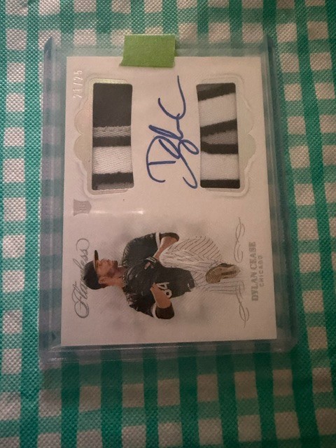 2020 Panini Flawless Rookie Patch Auto #H-DC Dylan Cease #21/25