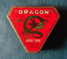 Grammophon Nadeldose, Werbedose, Blechdose