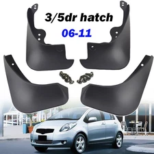 4pcs Mud Flaps Splash Guards Mudguards For Toyota Yaris Hatchback XP90 2005-2011