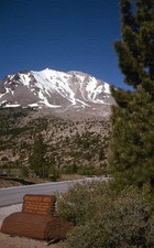 Lassen California National Park Devastated Area Znak 1960s 35MM Zjeżdżalnia Kodachrome