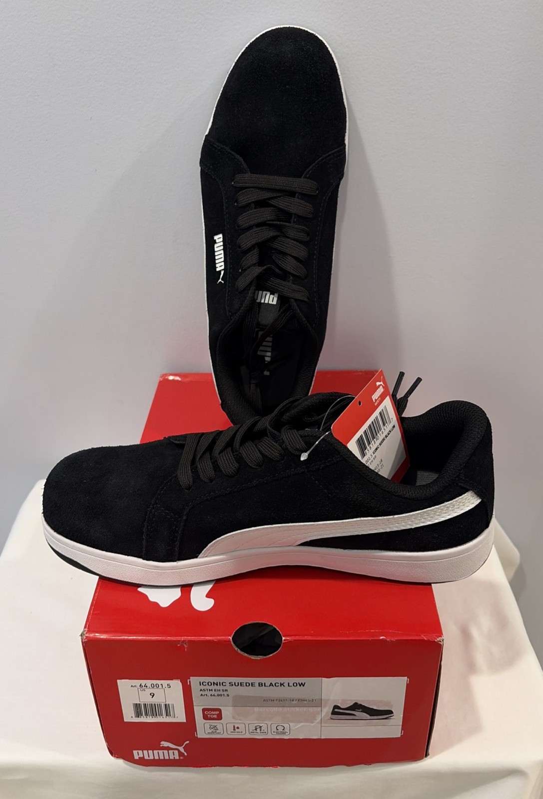 S Iconic Suede Composite Toe Sz 9 Eh Work Shoe