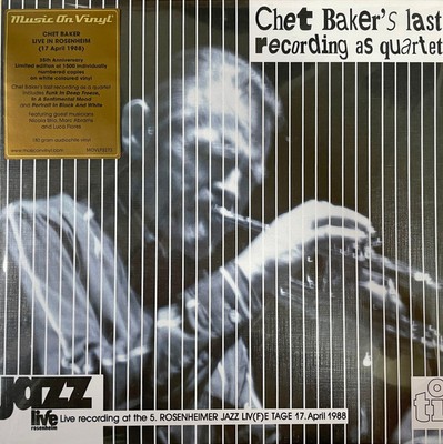Chet Baker - Chet Baker's Last Recording As Quartet (2xLP, Album, Ltd, Num, RE, 