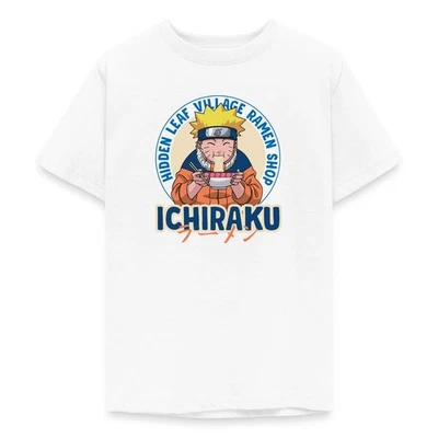 Naruto Ichiraku Hidden Leaf Village Ramen Shop Teenager T-Shirt - Bild 1 von 4