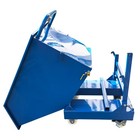 Self-Dumping Hopper2200LB Heavy Metal Chip Collection Cart for Industrial Scrap- — photo 9