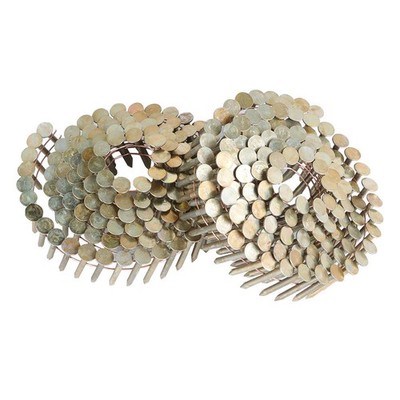 7200× 1-1/4''×0.12'' Coil Roofing Nail 3/8'' Head Diameter 15 Degree Galvanized New