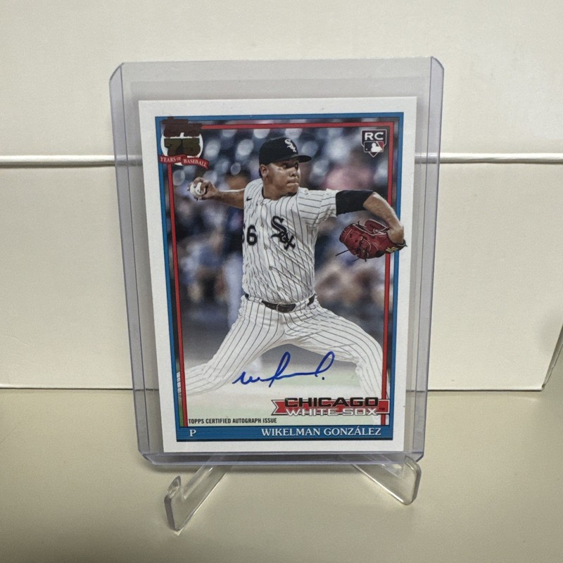 2026 Topps Series 2 1991 Rookie Auto Wikelman Gonzalez White Sox