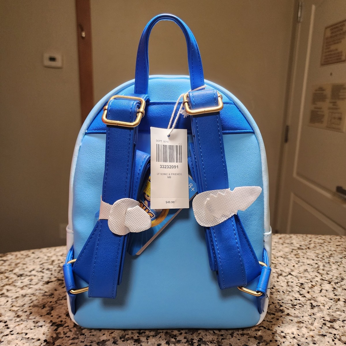 Loungefly Sonic The Hedgehog Sonic and Friends Mini Backpack  display picture 3