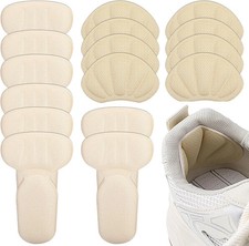 16 Pcs Heel Cushion Pads Adhesive Reusable Mesh Protectors Soft Anti Slip Guards