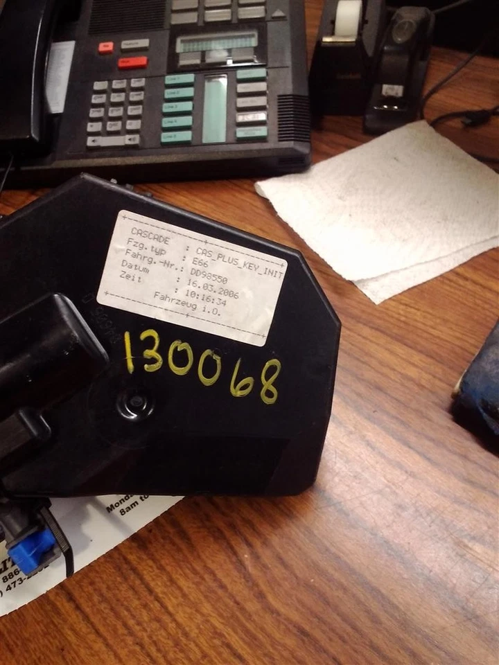 Interruptor de ignição sem sistema de acesso passivo compatível com 03-08 BMW 760i 238234 - Imagem 2 de 4