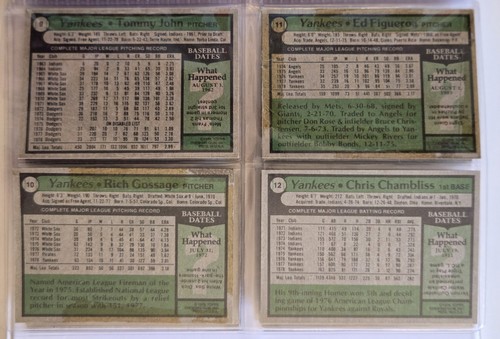 1979 Topps Burger King New York Yankees Team Set Jackson Munson - Picture 6 of 12