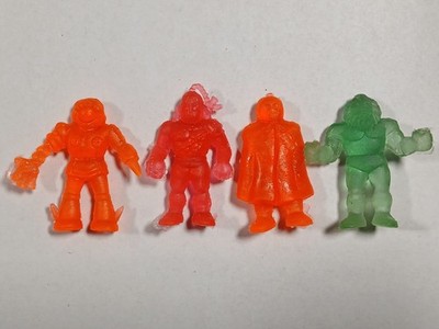 Vintage Japanese M.U.S.C.L.E. Muscle Men Kinnikuman Figure - Clear Lot