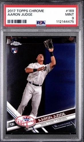2017 Topps Chrome🔥 Aaron Judge Rookie Card🔥PSA 9🔥