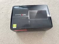 Nintendo 3DS Cosmo Black Original Empty Box Inserts Manuals AR Cards PAL UK