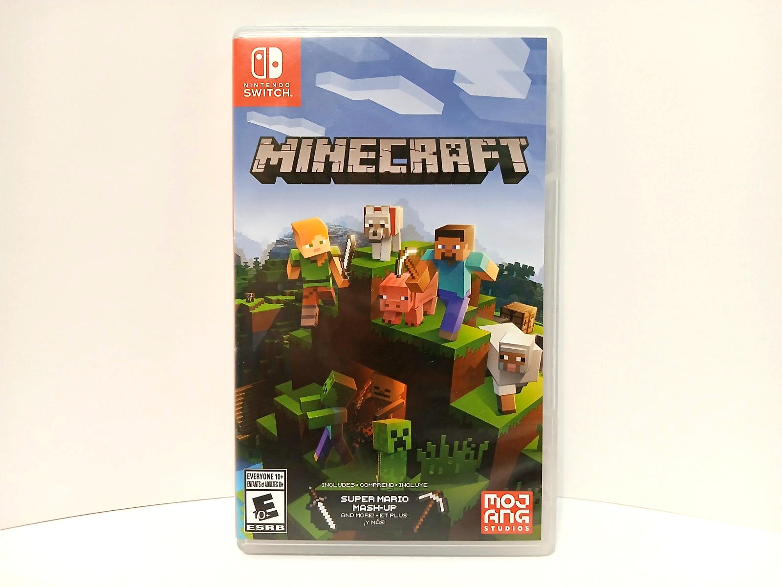 Minecraft - Case Only, No Game (Nintendo Switch, 2018) Nice Shape!