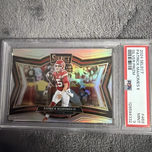 2024 Select Silver Prizm Horizontal Patrick Mahomes PSA 9