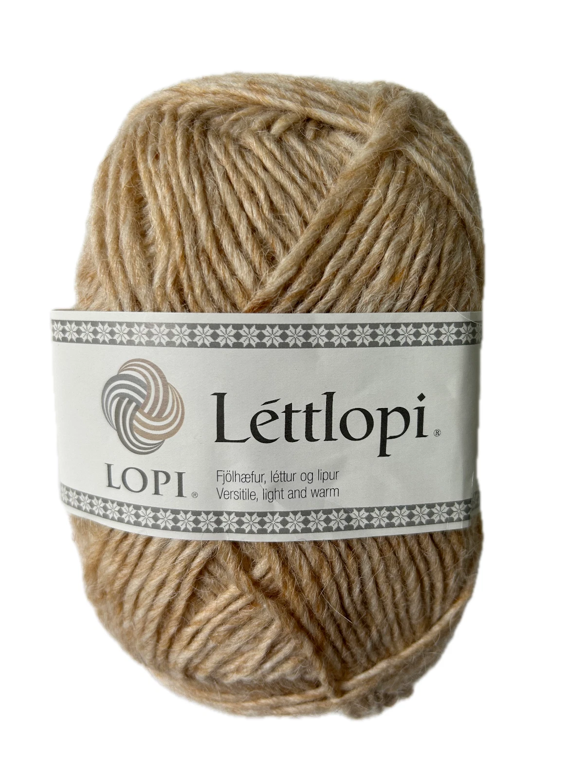 Lot of 5 new Balls of LETTILOPI 1418, Straw, Wool. aran,beige image 1