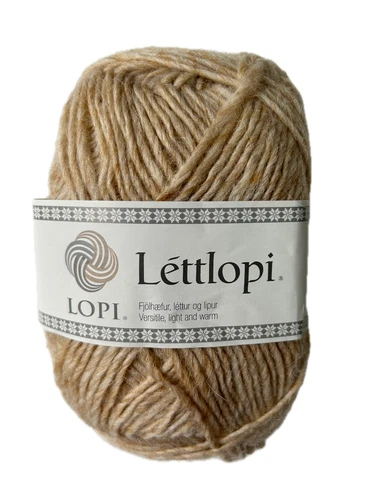 Lot of 5 new Balls of LETTILOPI 1418, Straw, Wool. aran,beige video thumbnail