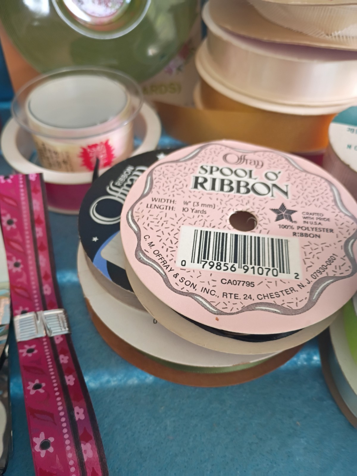 Lot of decorative and curling ribbon, for crafts or gift wrapping Some ...