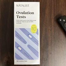 Natalist Ovulation Tests Home Fertility Predictor Kit for Women Clear & Accurate