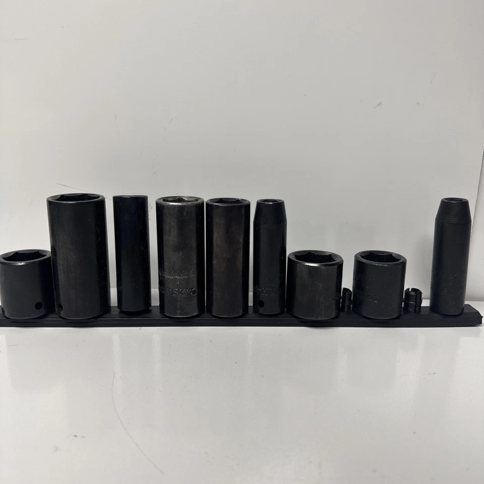 Lote de herramientas Husky 13 piezas barrena de drenaje tubo llave liniero alicates enchufes nueva caja abierta Foto 4 de 4