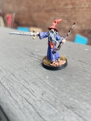 Reaper Miniatures DHL Well Painted Pewter Metal Lucius Panderwagon, Human Wizard