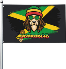 Jamaica Flag 3X5 Ft Garden Banner Indoor Outdoor Perfect Decoration
