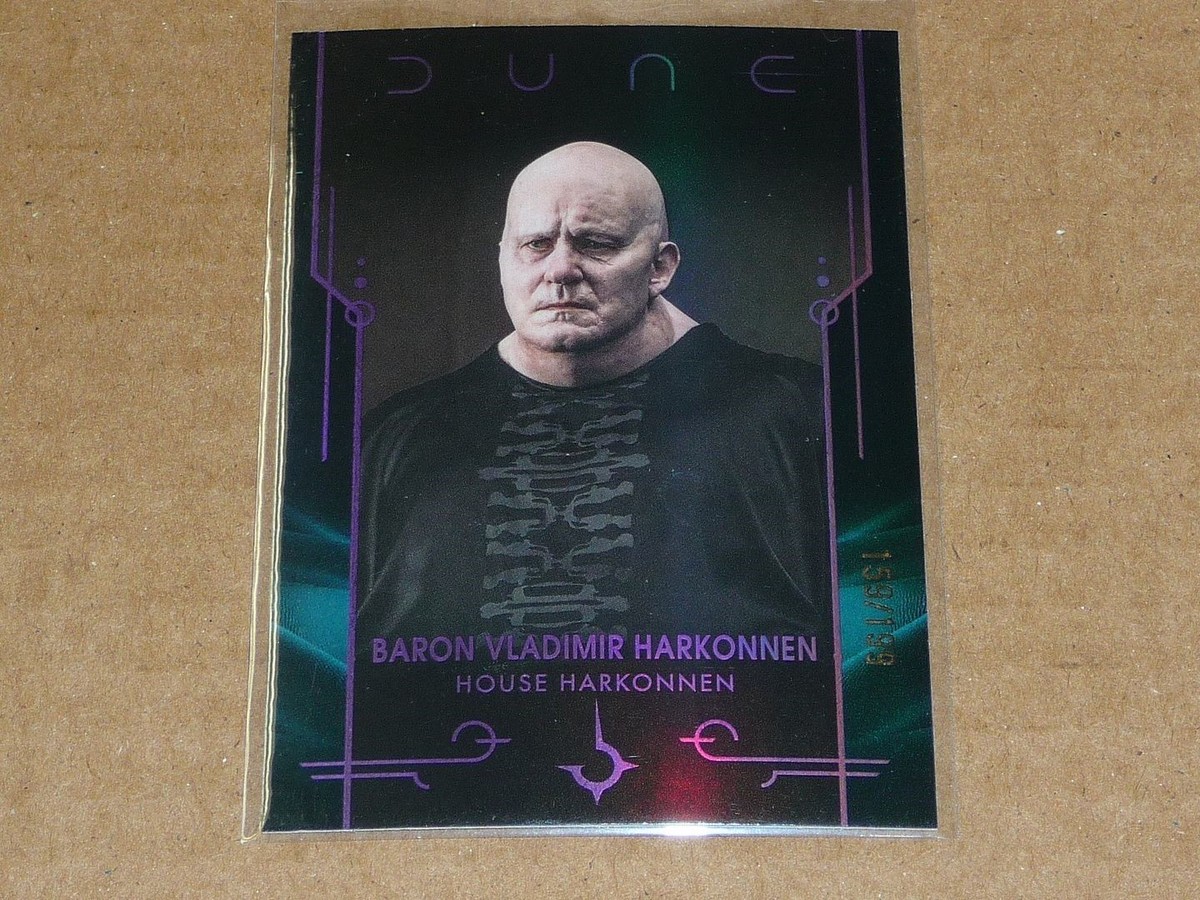 2025 Topps Chrome DUNE BARON VLADIMIR HARKONNEN PURPLE BLUE