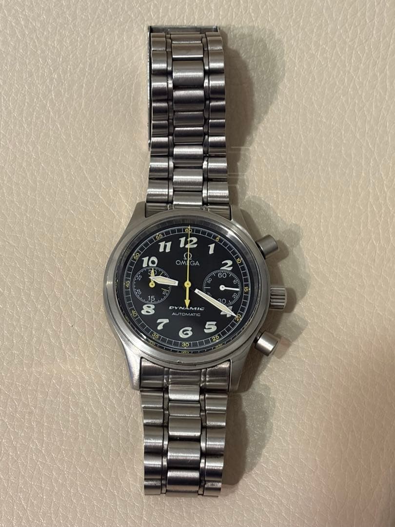 Omega Dynamic Chronograph Automatic Black Dial St… - image 1