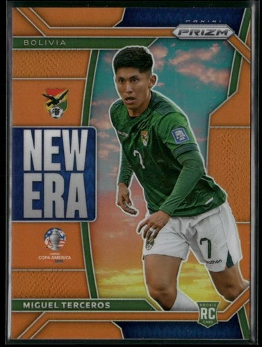 2024 Prizm Conmebol Copa America MIGUEL TERCEROS RC /25 Orange Prizm N1404