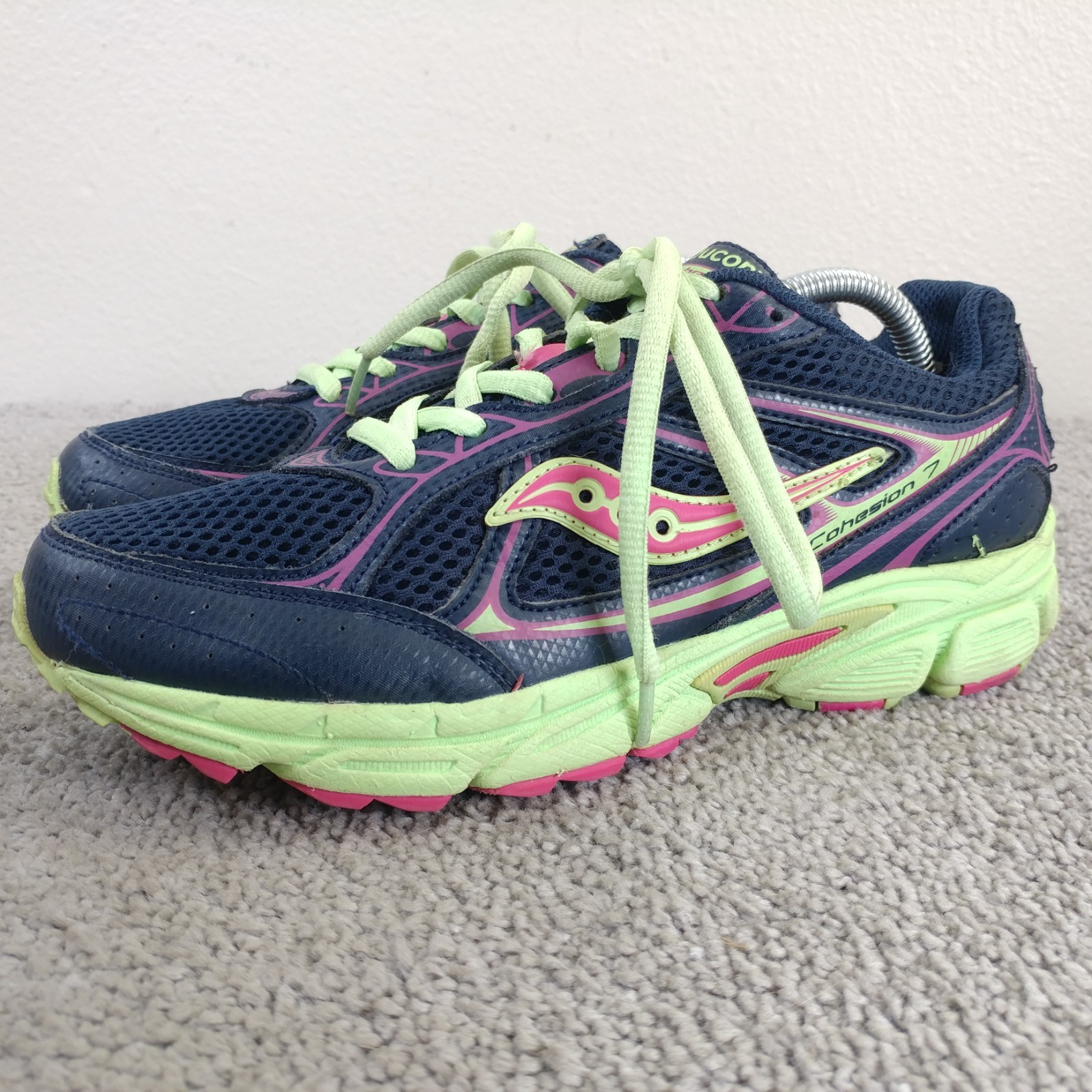 Saucony Cohesion 12 Youth Girls Size 5.5 Running Shoes Low T