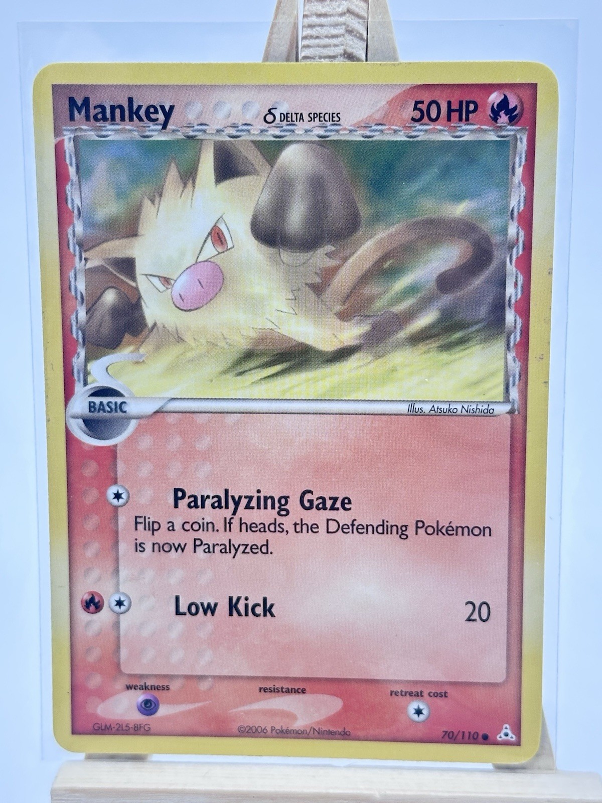 MANKEY - 70/110 - EX Holon Phantoms - Common - Pokemon Card - NM