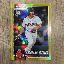 Topps 2026 Series 1 Masataka Yoshida Yellow Parallel Red Sox /399 #65